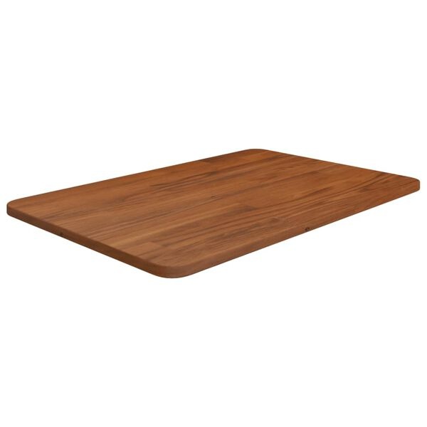 Wastafelblad Massief Eiken 60x40cm Donkerbruin -55% Korting!