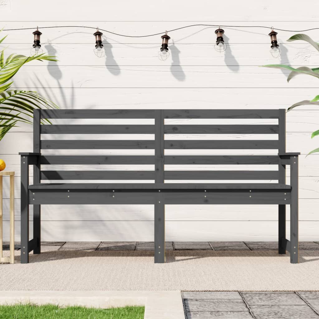 Tuinbank Grenenhout Grijs 159cm - 40% Korting!