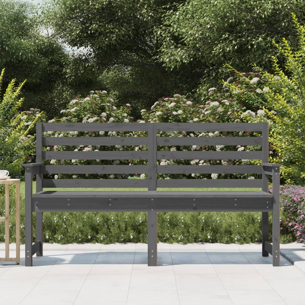Tuinbank Grenenhout Grijs 159cm - 40% Korting!