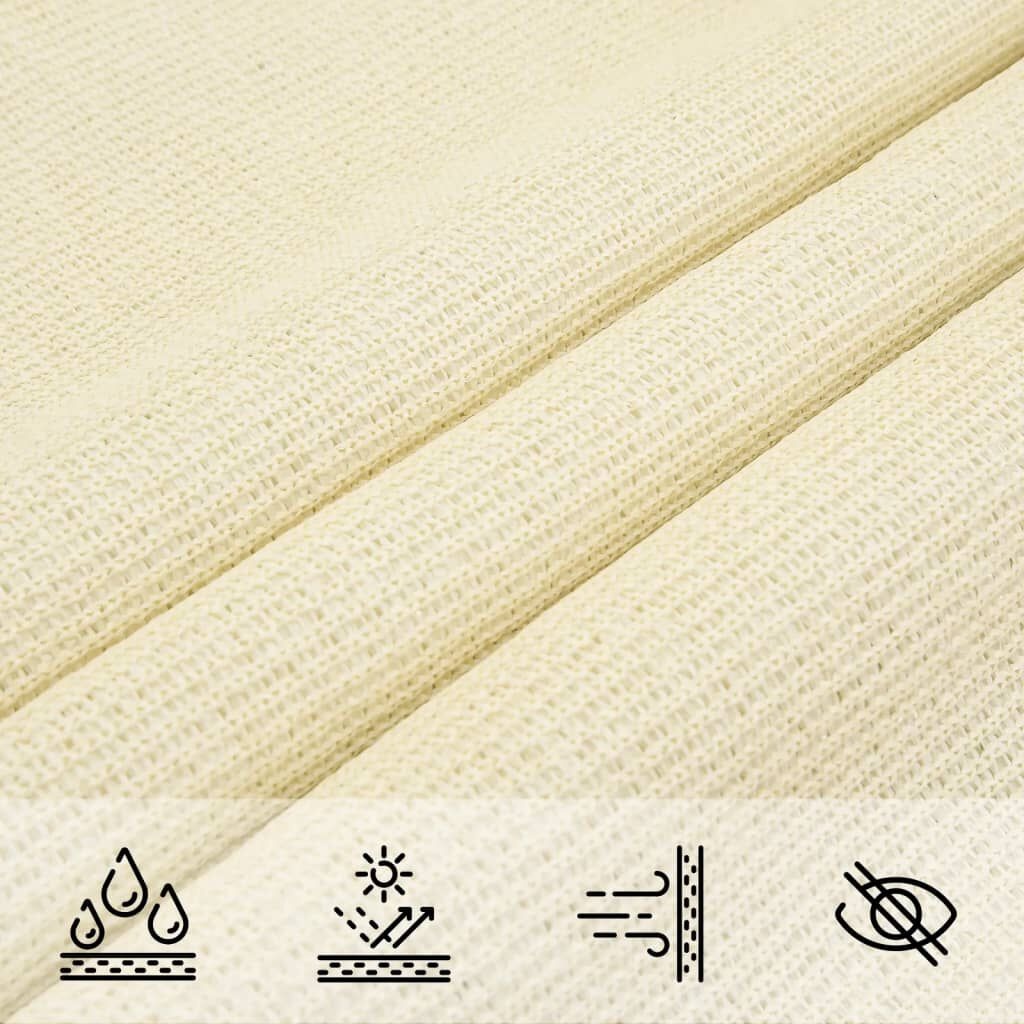 vidaXL Zonnezeil Crème 3x6m - 40% Korting!