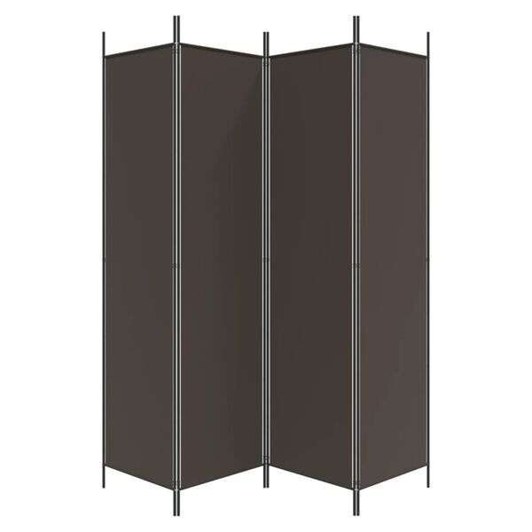 Kamerscherm Bruin 4 Panelen 200x200cm - 40% Korting!