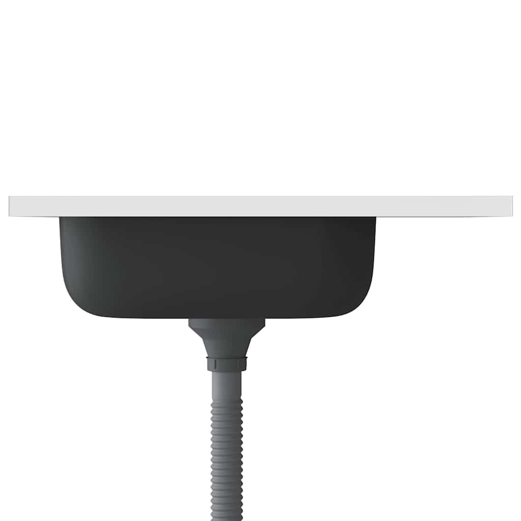 vidaXL RVS Gootsteen 60x50cm + Afvoerset - 40% Korting!