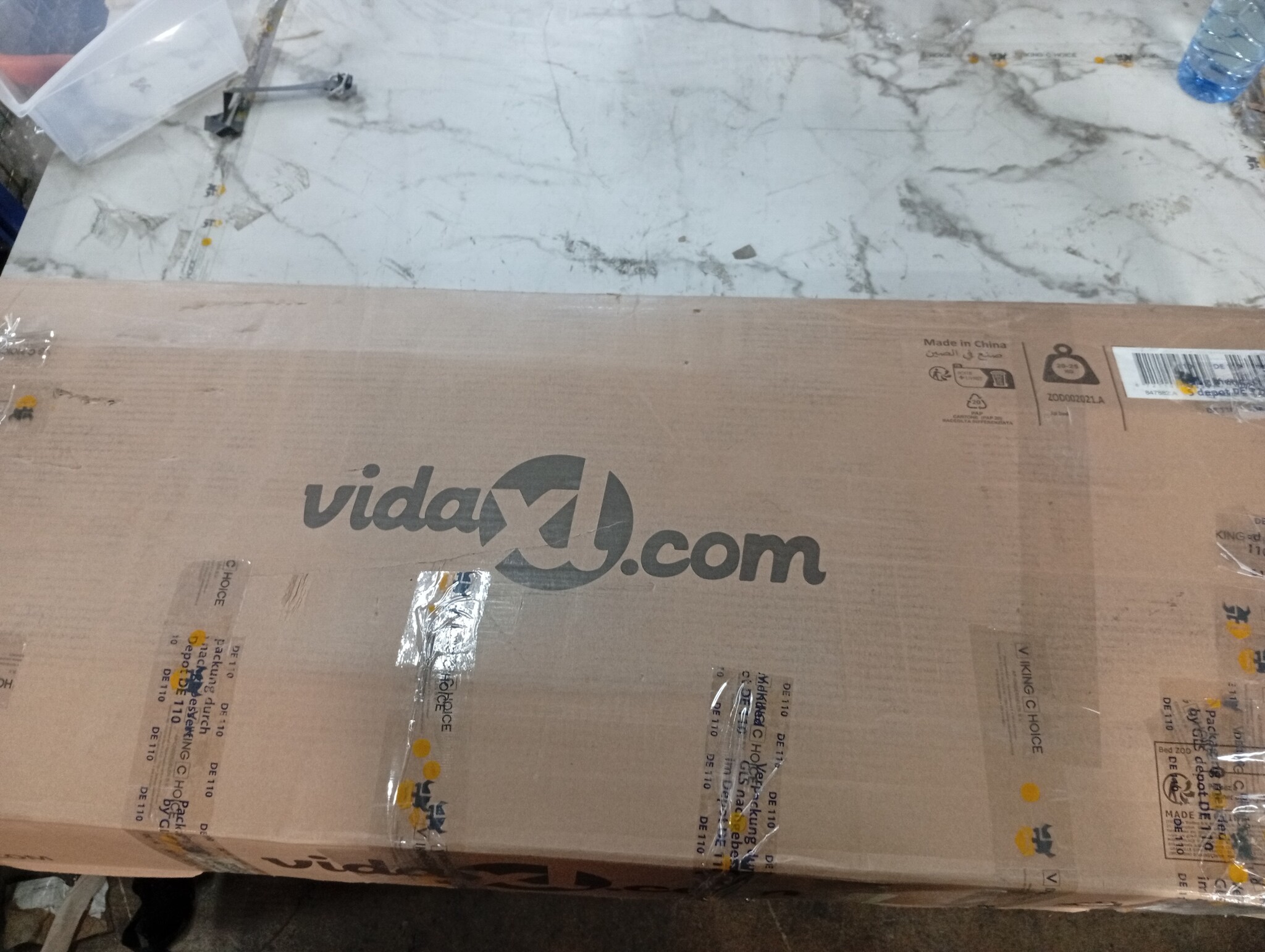 VidaXL Bedframe Wit 120x200cm - Massief Hout - 40% Korting!