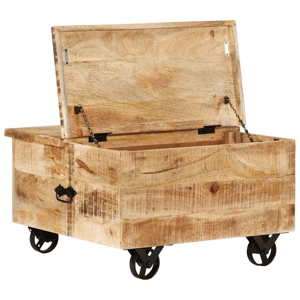 vidaXL Salontafel Mangohout 70x70 - 40% Korting!