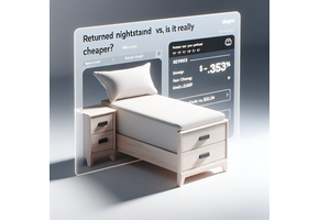 Retour Nachtkastje vs. Nieuw: Is het Echt Voordeliger?