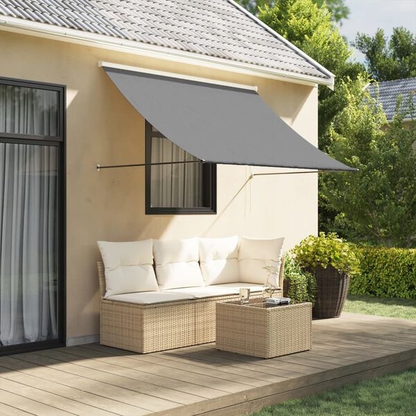 vidaXL Uittrekbare Luifel 250x150 Antraciet -55% Korting!