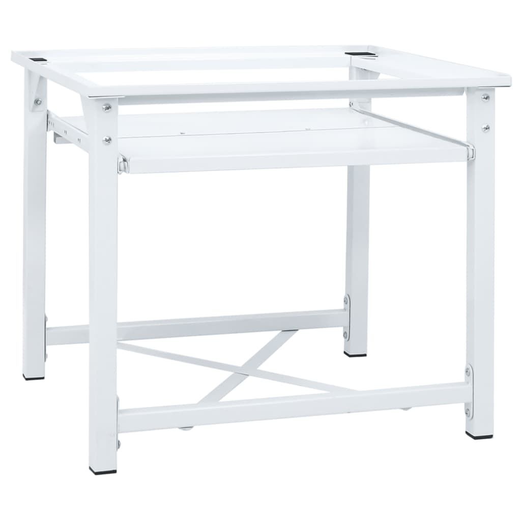 Wasmachineverhoger met Schap Wit - 40% Korting!