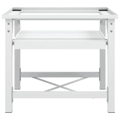 Wasmachineverhoger met Schap Wit - 40% Korting!
