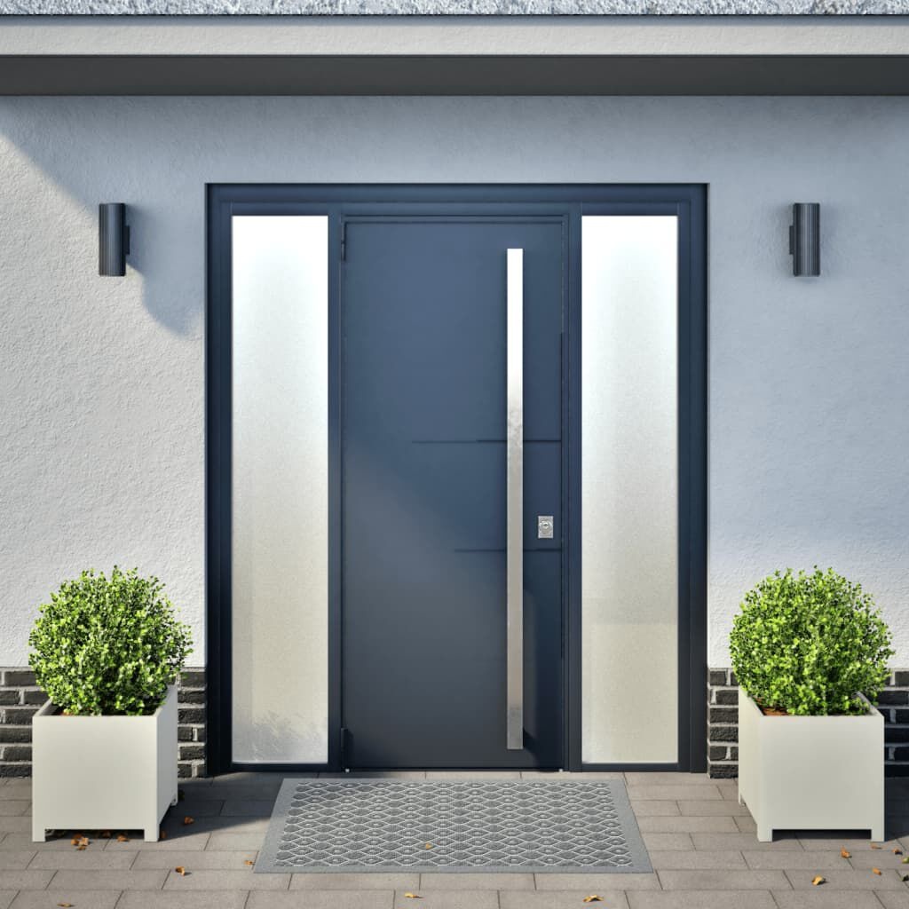VidaXL Plantenbakken 2x 40x40cm Staal Wit -40% Korting!