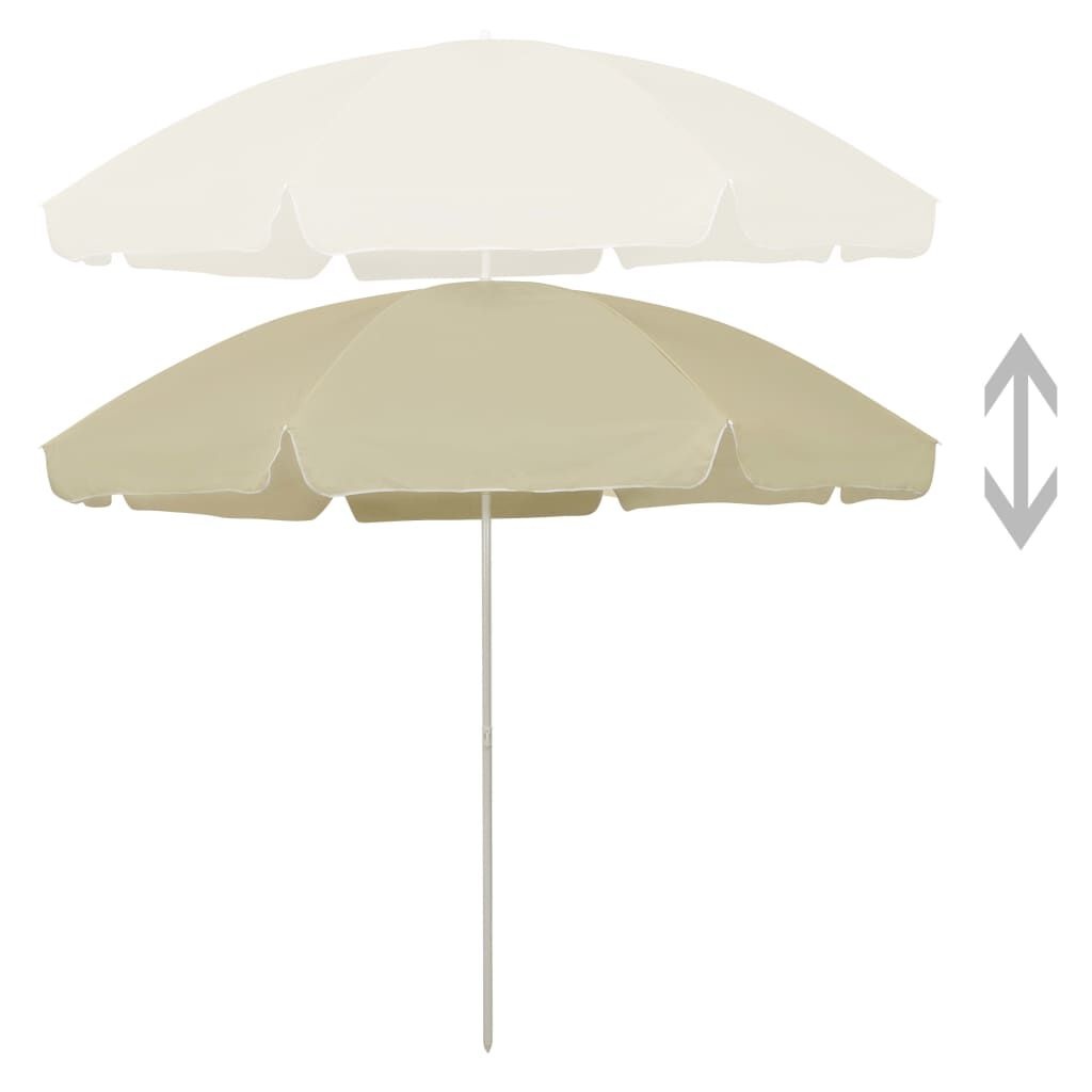 Strandparasol Zandgeel 300cm - 40% Korting!