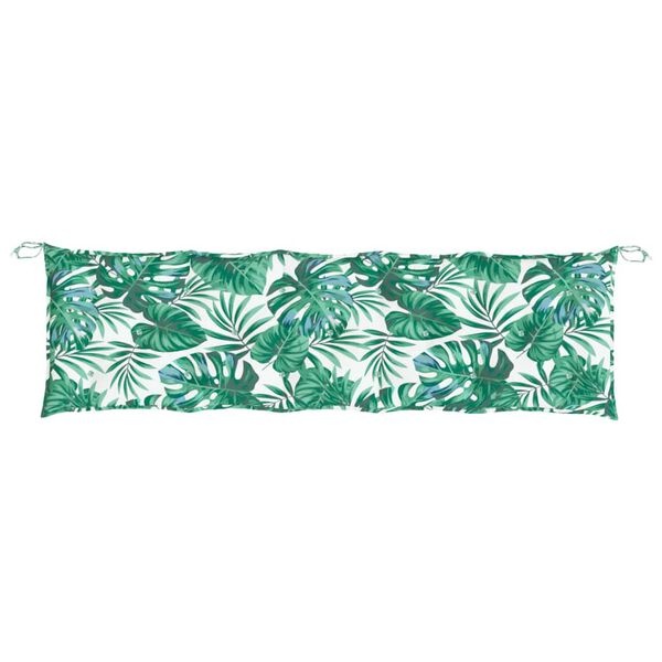 Tuinbankkussens 2st Bladpatroon 180cm - 55% Korting!