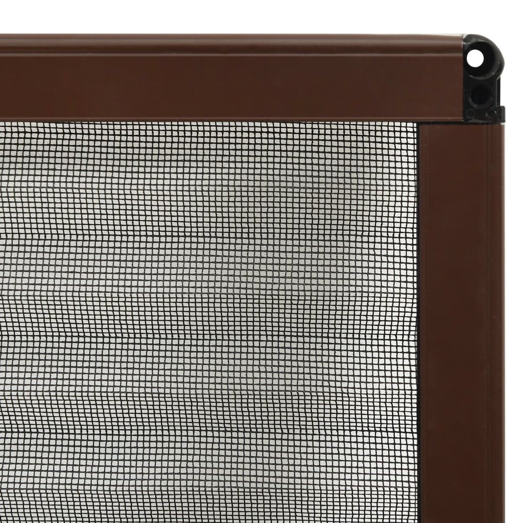 vidaXL Plissé Raamhor Bruin 80x100cm - 40% Korting!