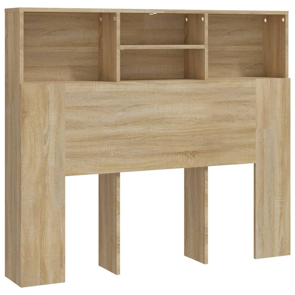 Hoofdbordkast Sonoma Eiken 120cm - 40% Korting!