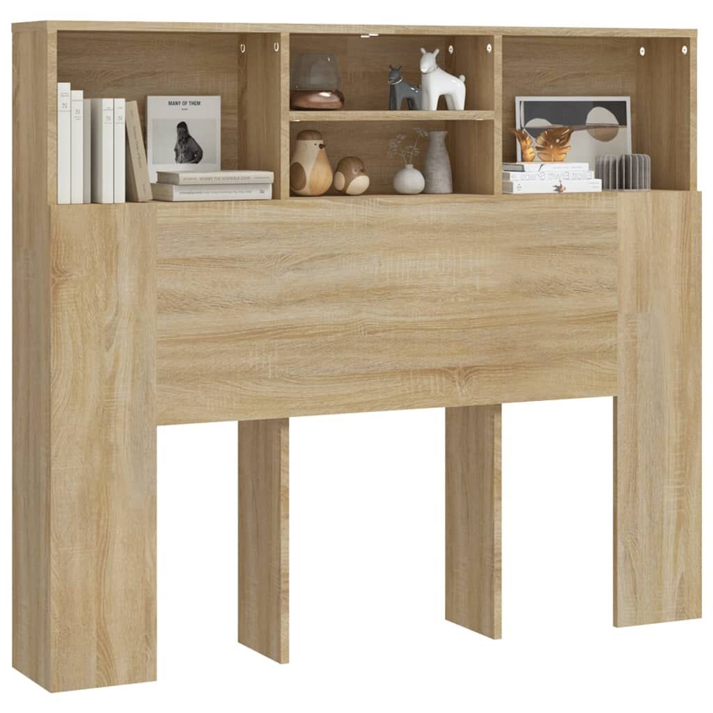 Hoofdbordkast Sonoma Eiken 120cm - 40% Korting!