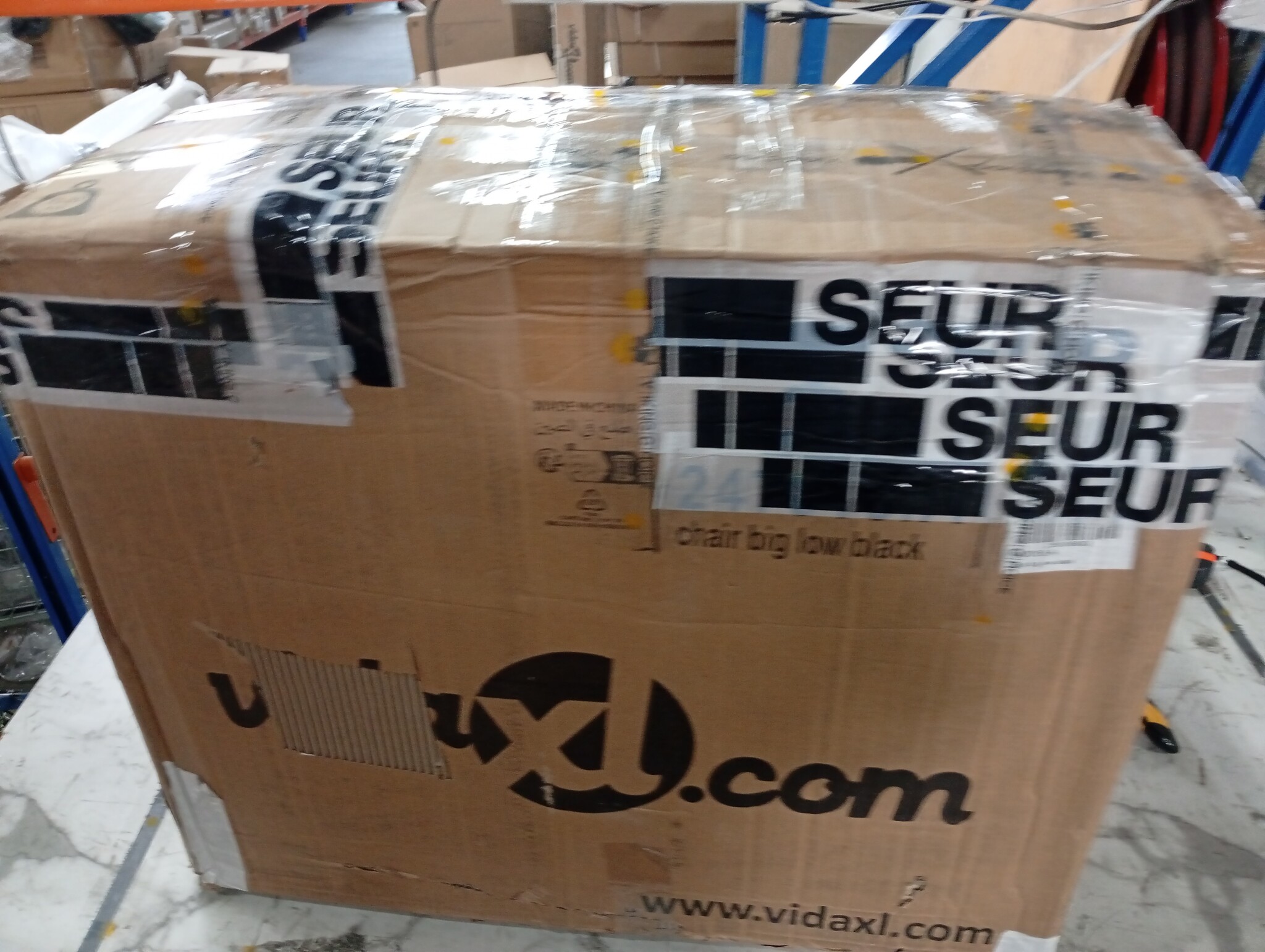 vidaXL Fauteuil Zwart Kunstleer - 40% Korting!