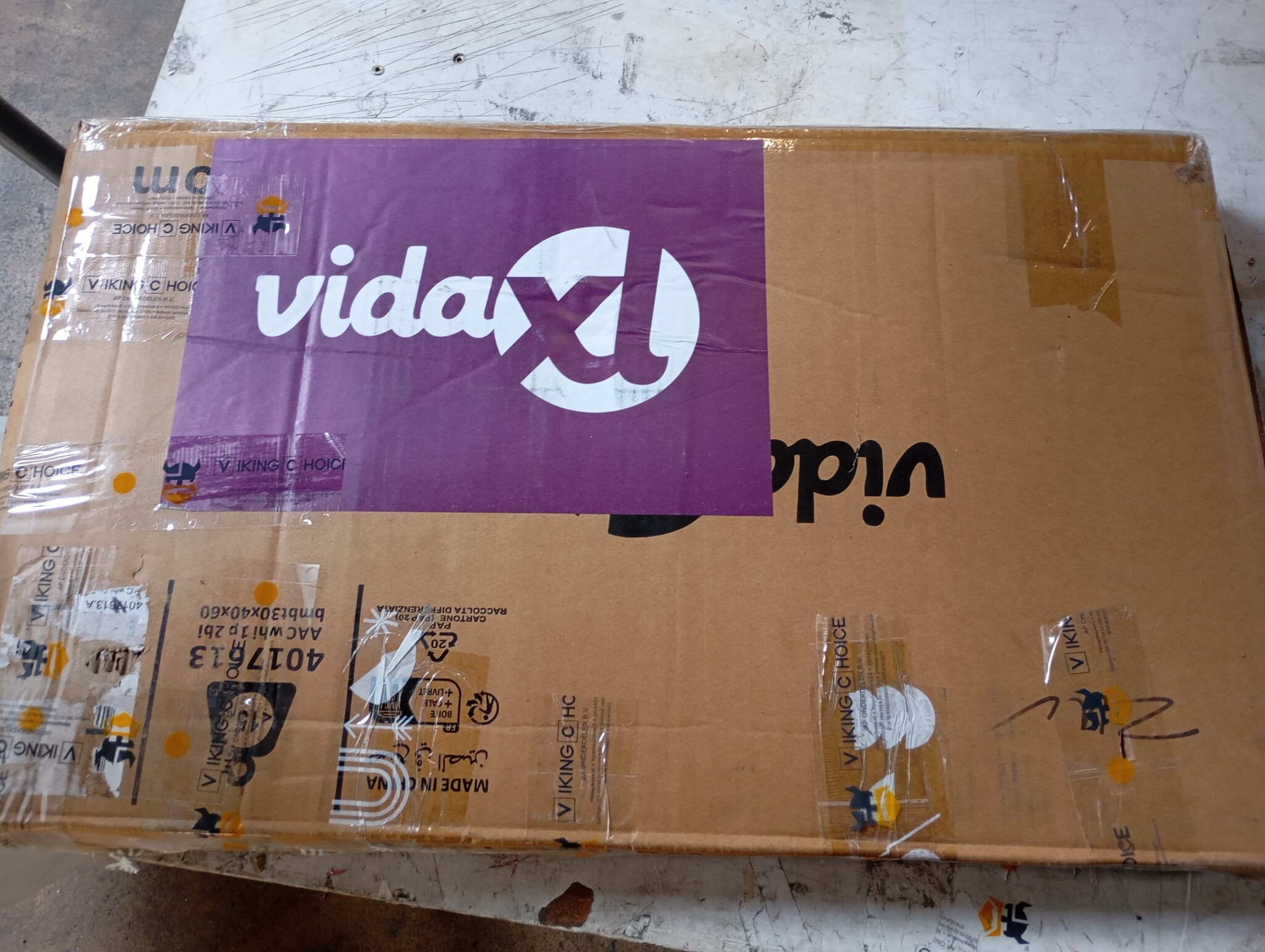 VidaXL Wasmand Bamboe Wit 72L - 40% Korting!
