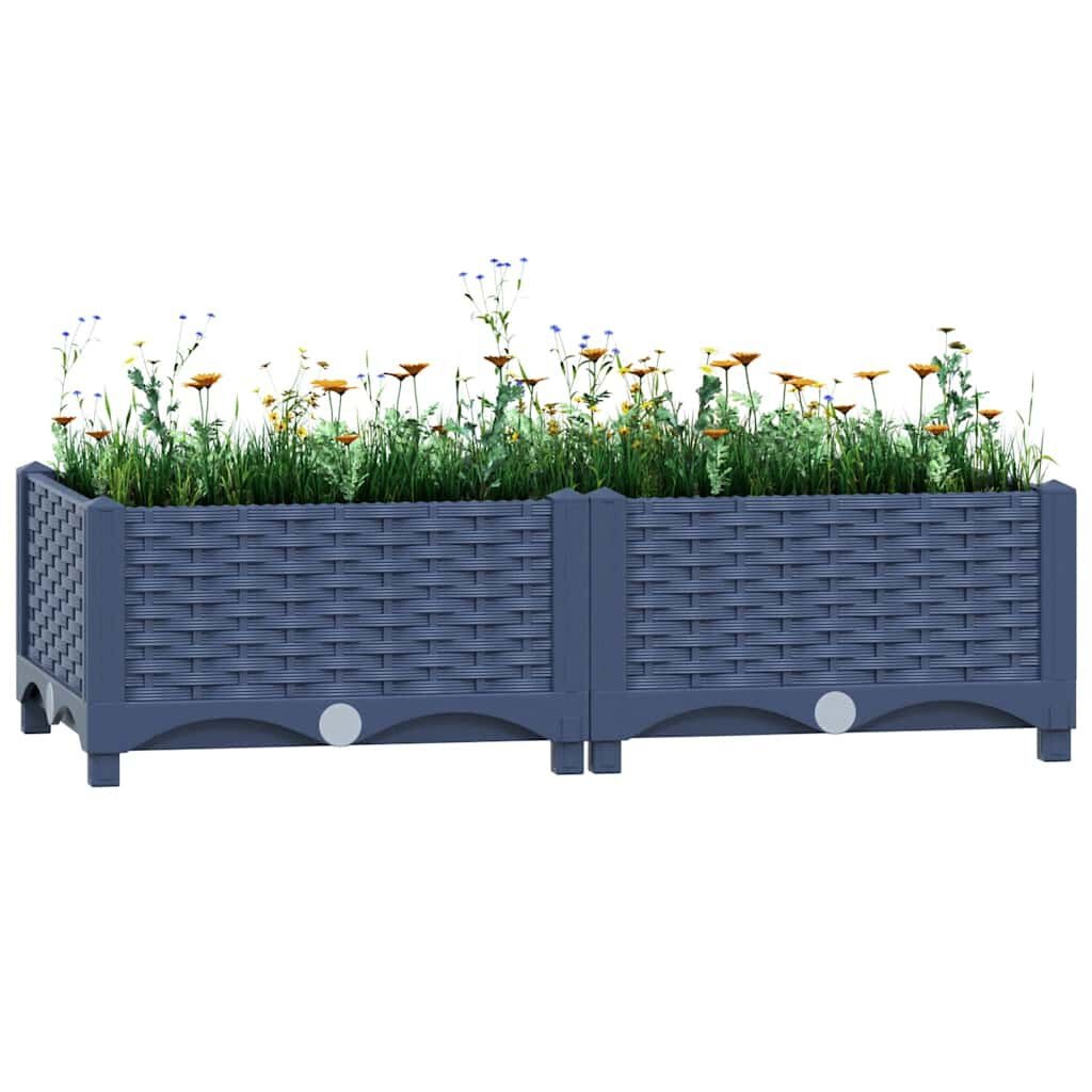 vidaXL Verhoogde Plantenbak 80x40x23cm - 40% Korting!