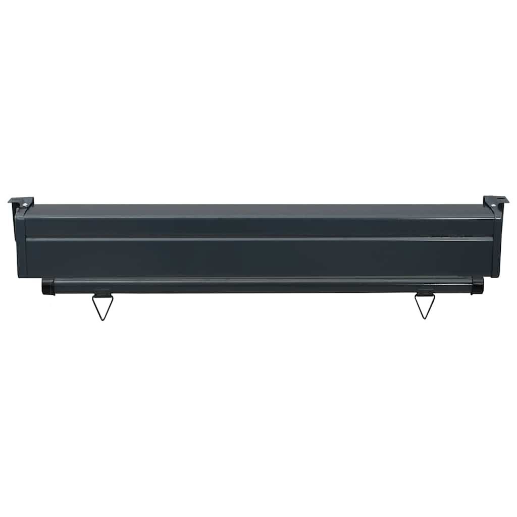 vidaXL Balkonscherm 105x250 cm Zwart - 35% Korting!