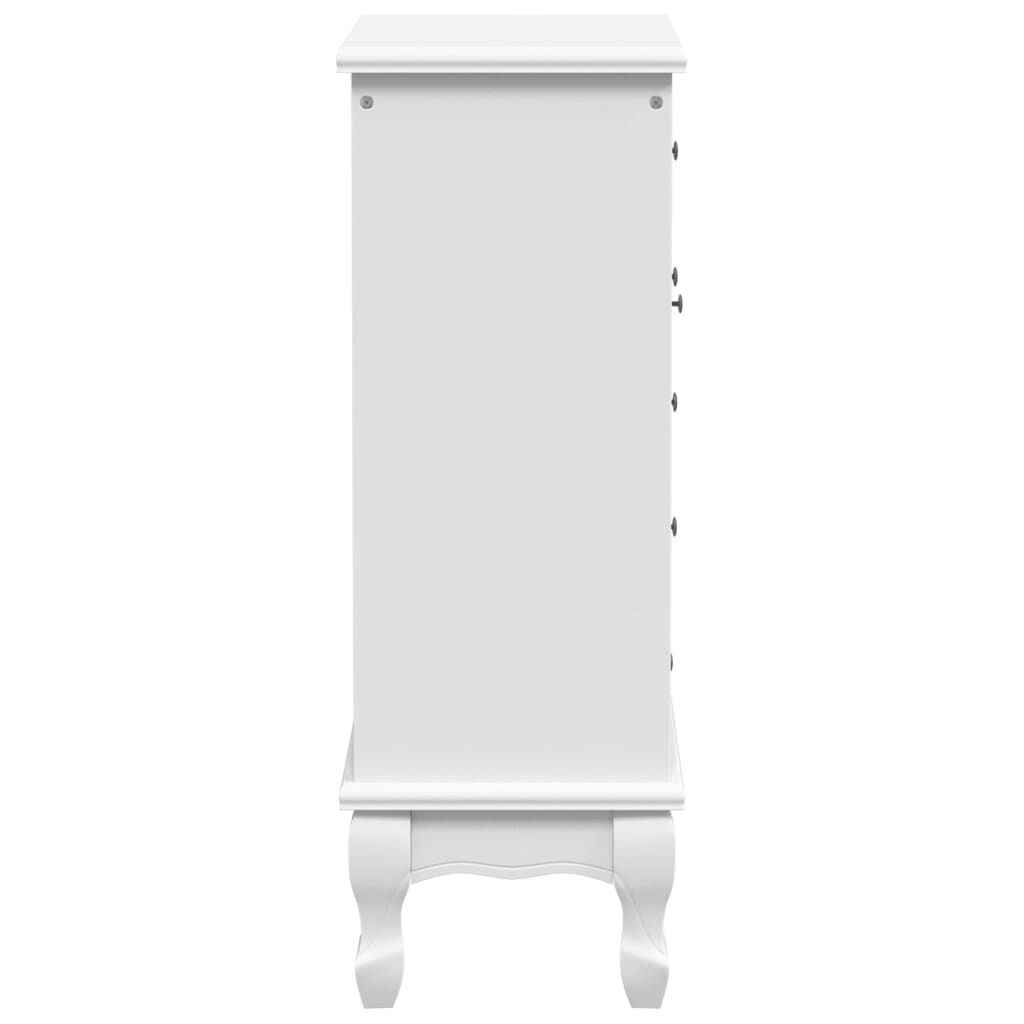 vidaXL Kast Wit met 5 Lades & 2 Planken - 40% Korting!
