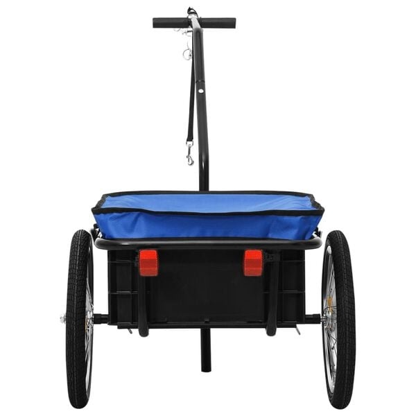 vidaXL Fietstrailer/Trekwagen Blauw - 40% Korting!