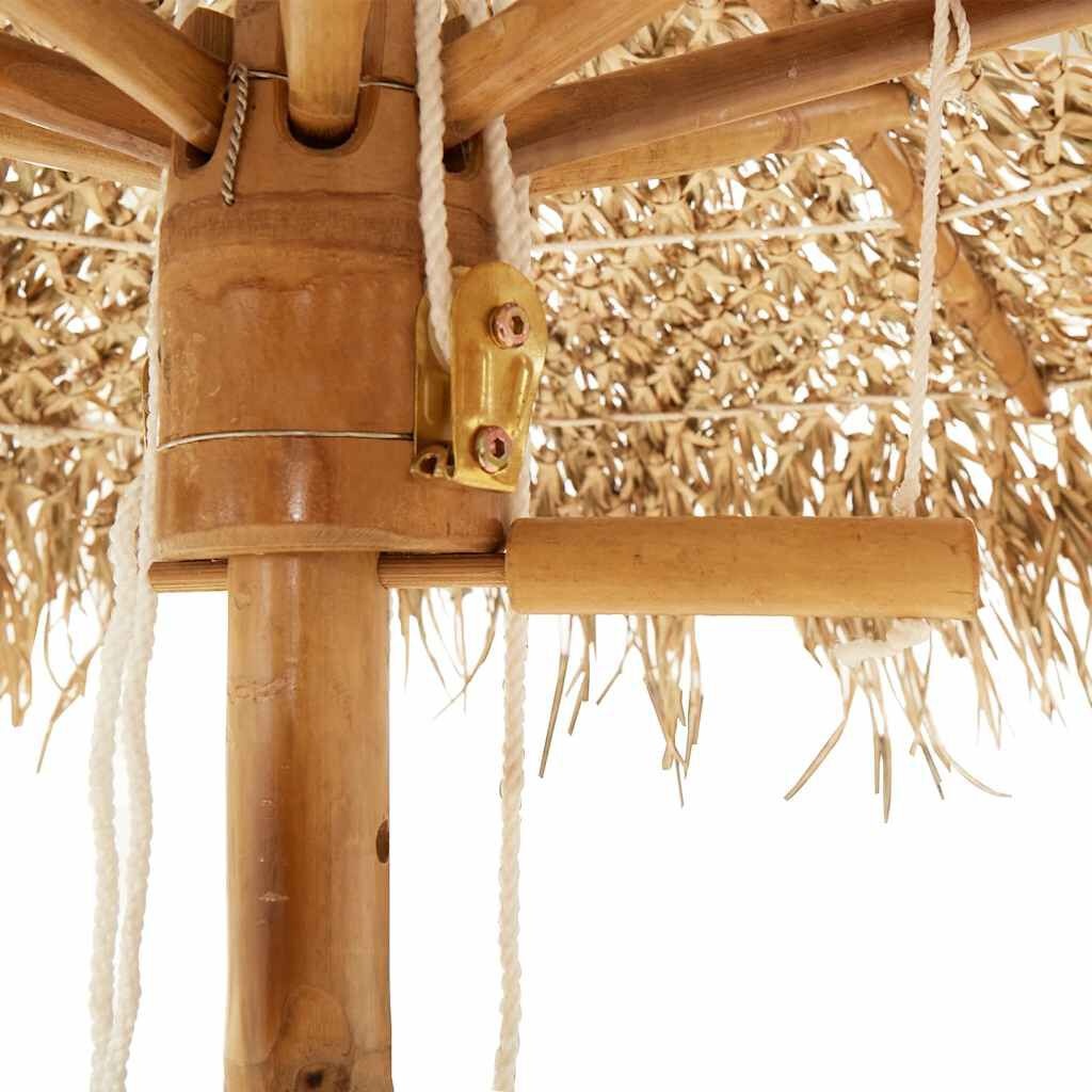 VidaXL Tiki Paraplu Bamboe 150cm + Klamboe -40% Korting!