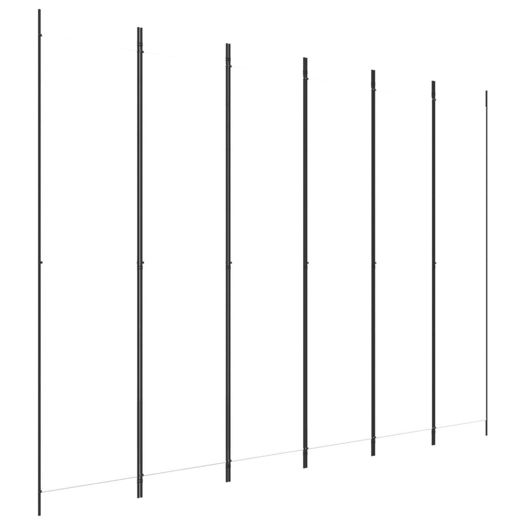 Kamerscherm 6 Panelen Wit 300x220cm - 40% Korting!