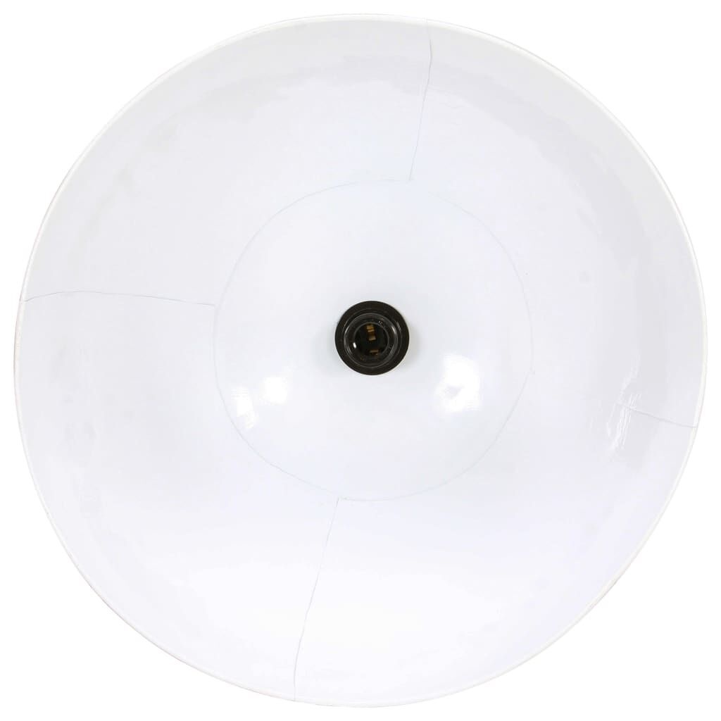 Hanglamp Wit Ø48cm - Industriële Stijl - 40% Korting!