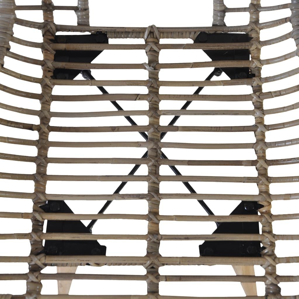 VidaXL Eetkamerstoelen (4x) Rattan Bruin -40%