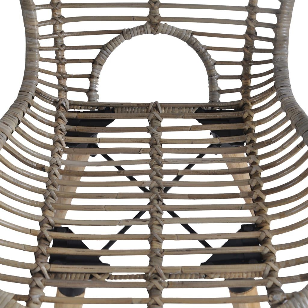 VidaXL Eetkamerstoelen (4x) Rattan Bruin -40%