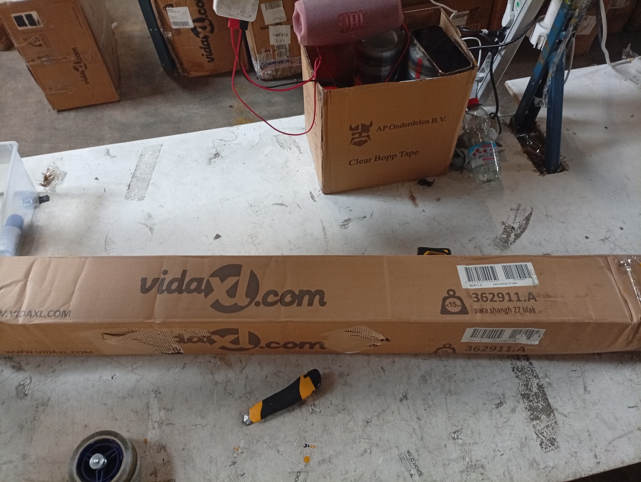 vidaXL Parasol Zwart 270cm - 40% Korting! (Geen Handleiding)