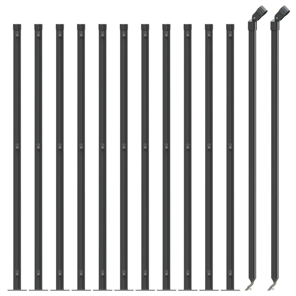 Gaashek 0,8x25m antraciet - 40% korting!
