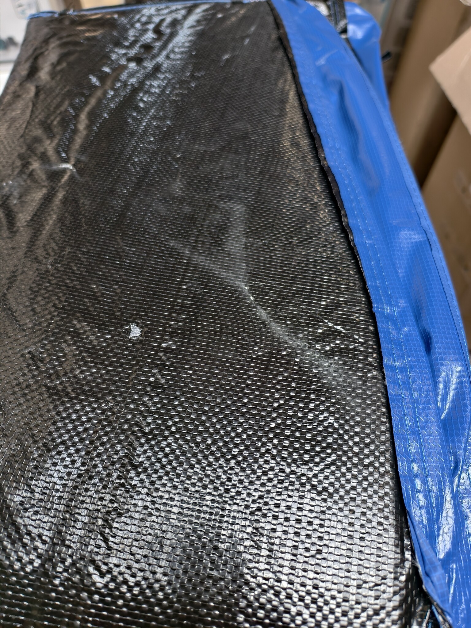 Trampolinerand Blauw 426cm - 55% Korting! OP=OP!