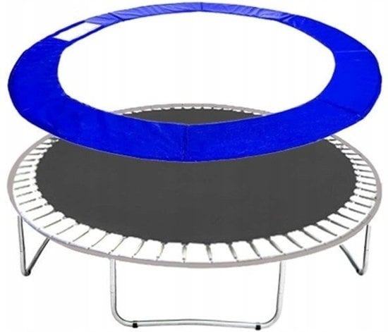Trampolinerand Blauw 426cm - 55% Korting! OP=OP!