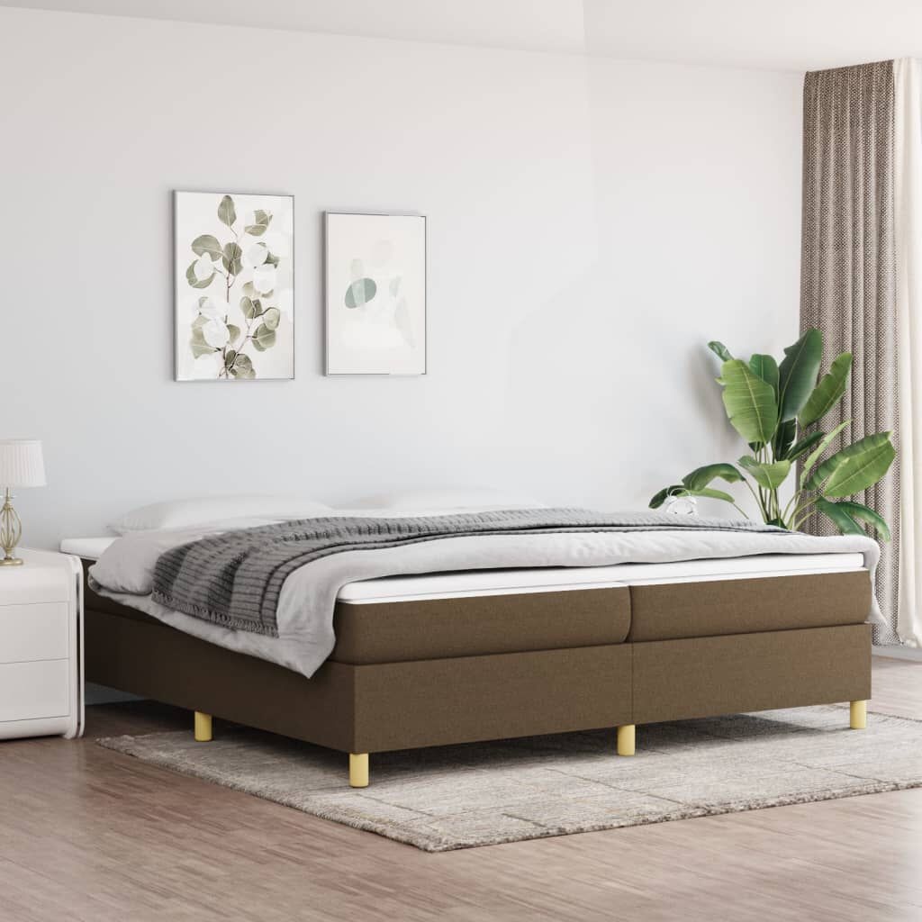 vidaXL Bedframe 200x200 Donkerbruin -40%! (Ex Matras)