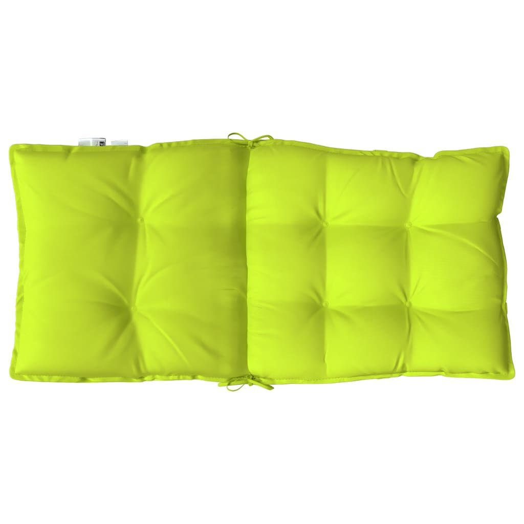 vidaXL Stoelkussens Felgroen (4 st) - Lage Rug - 40% Korting!
