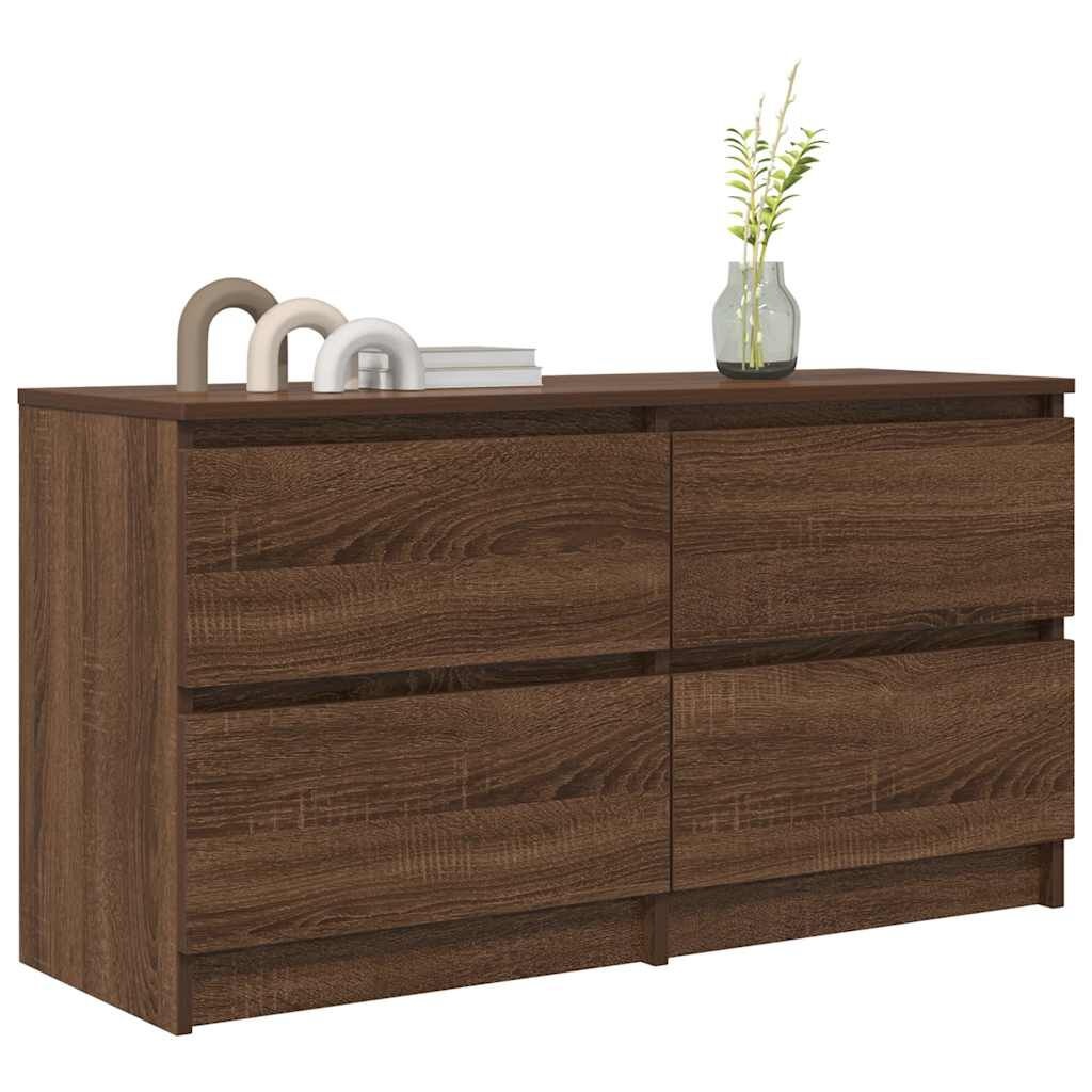 VidaXL TV-meubel Bruin Eiken 100cm - 40% Korting!