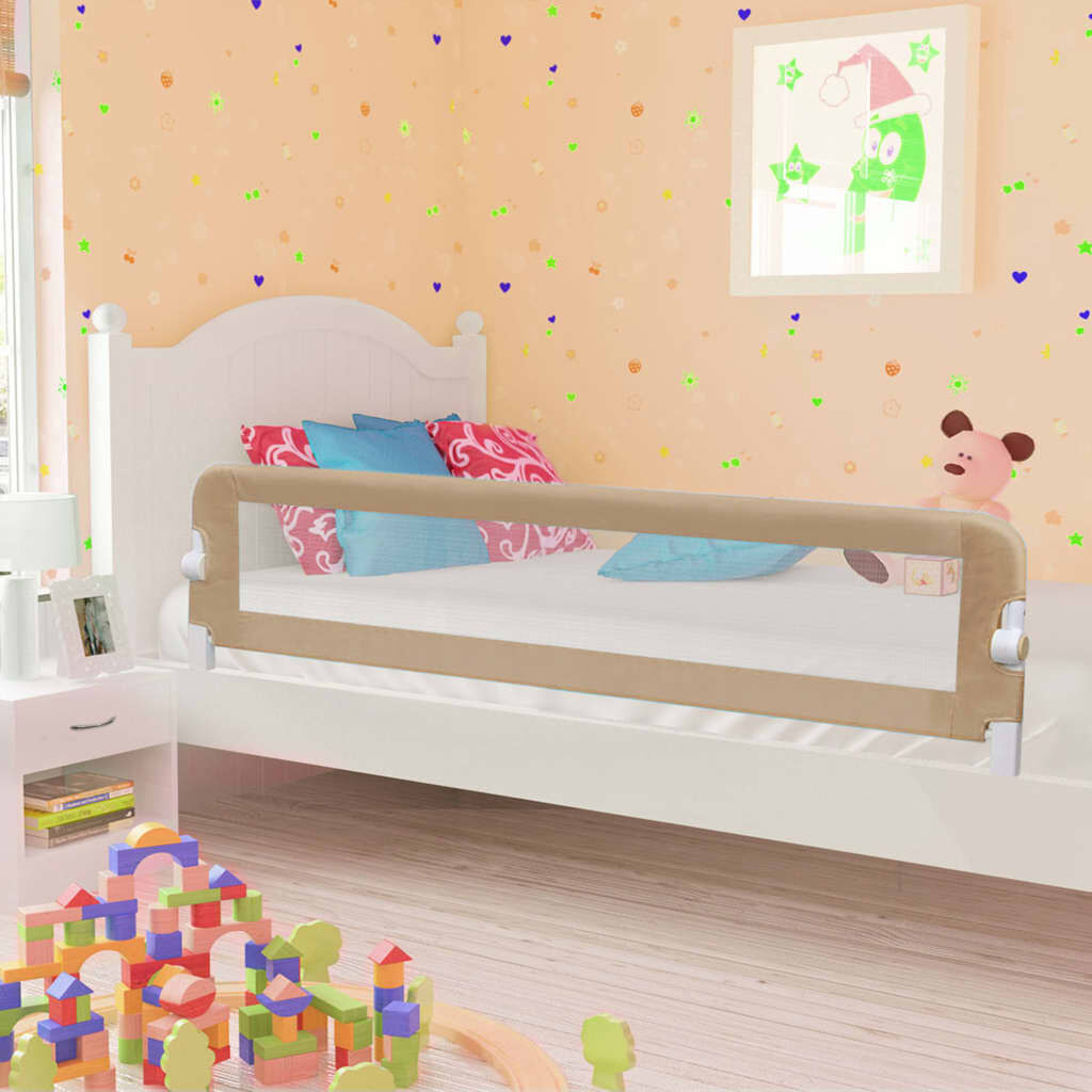 vidaXL Bedhekje 180cm Taupe - 40% Korting! Nieuw, zonder handleiding
