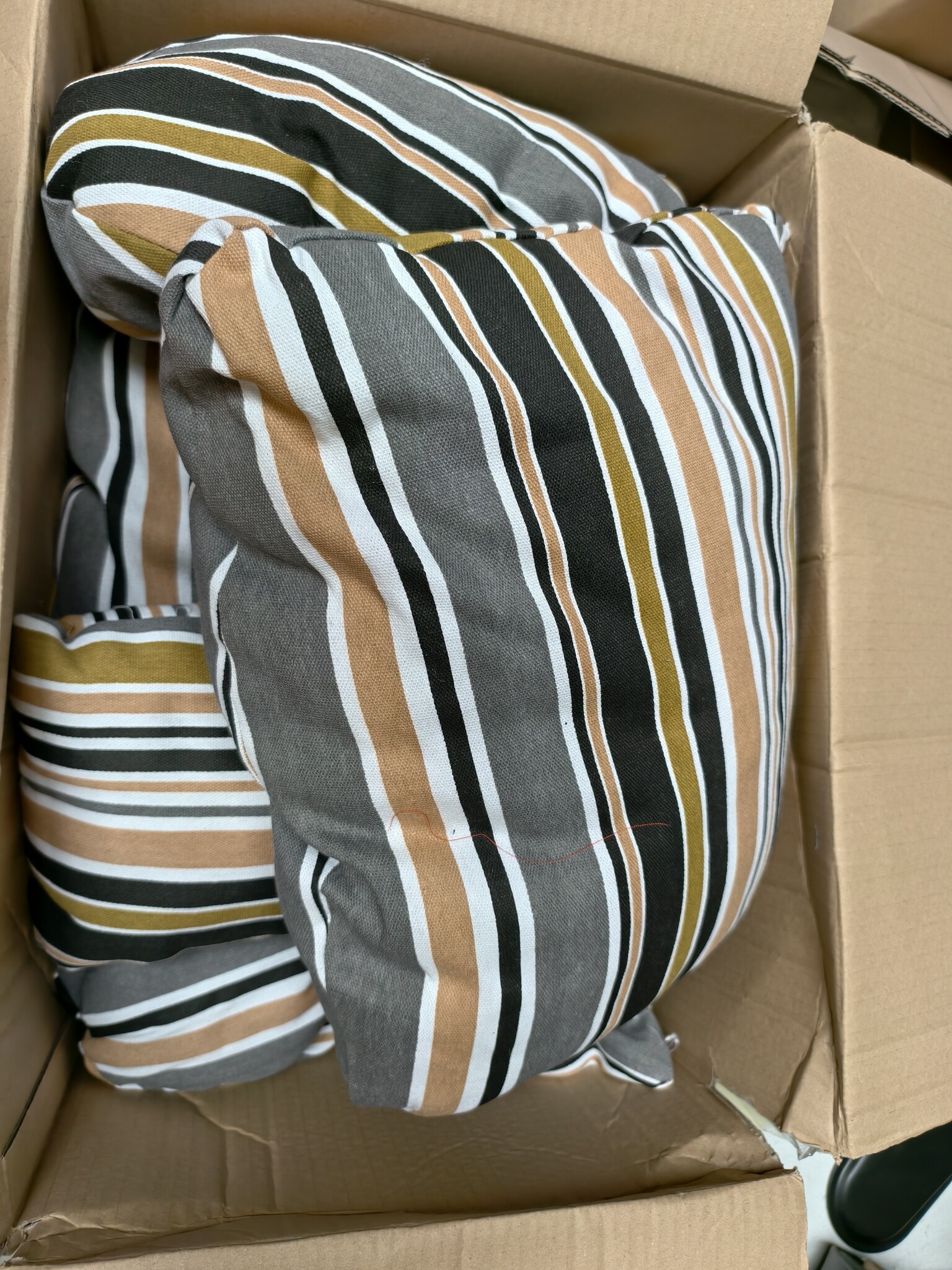Hangstoel Kussen Sunset Gestreept - 2-delig - 50% Korting!