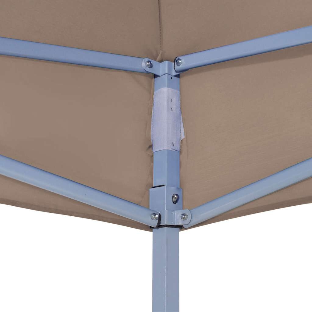 Partytentdak 3x3m Taupe - vidaXL - 40% Korting!