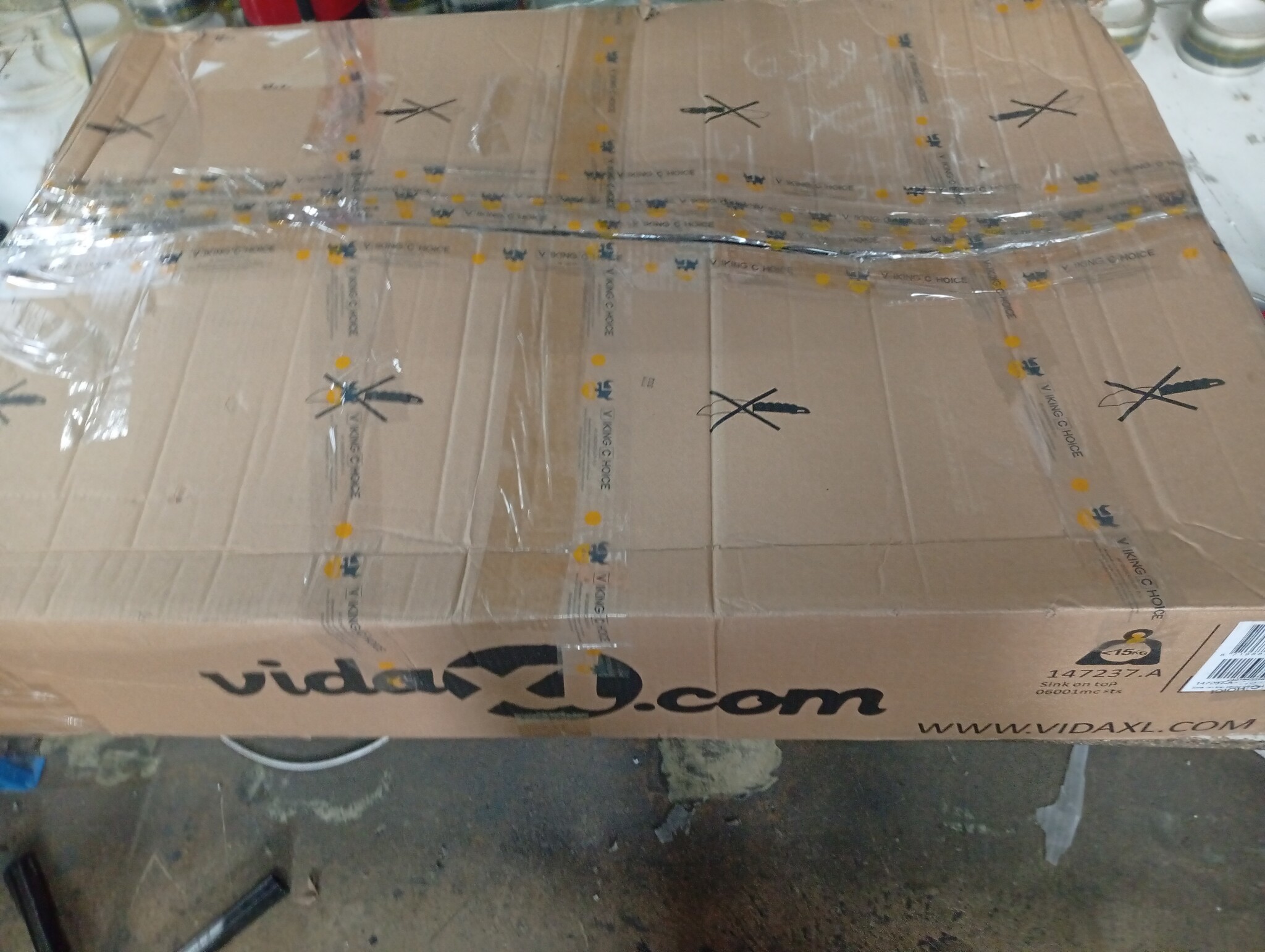 vidaXL Spoelbak RVS 100x60 - 60% Korting! Beschadigd