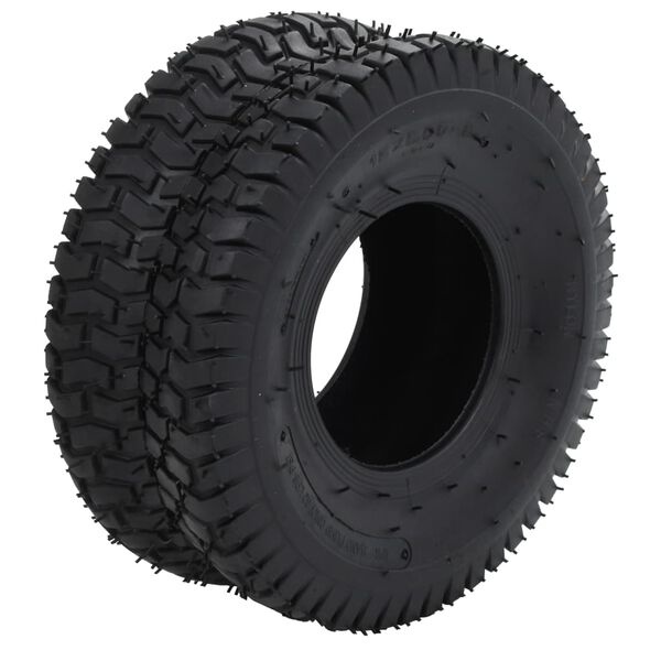 vidaXL Kruiwagenbanden (2 st) 15x6.00-6 - 40% Korting!