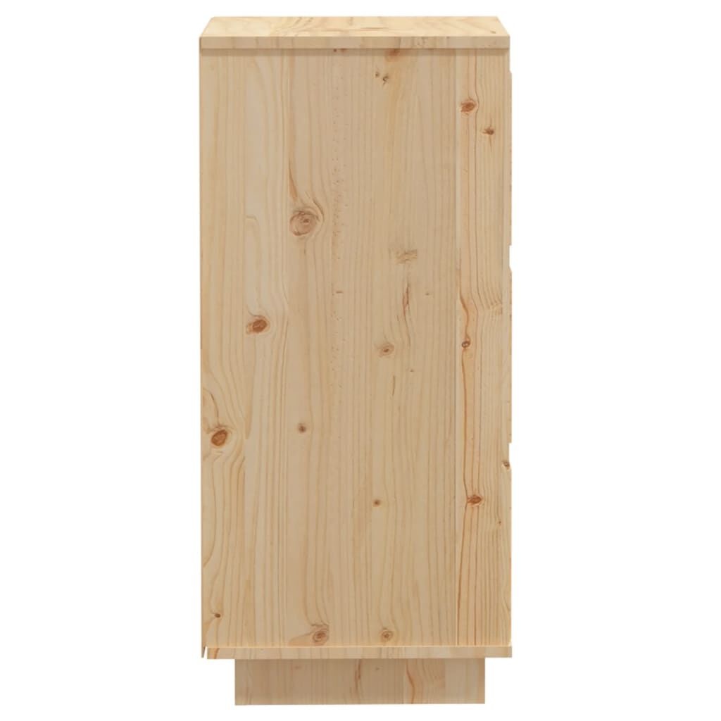vidaXL Dressoirs (2 st) Grenenhout 32x34x75cm - 35% Korting!