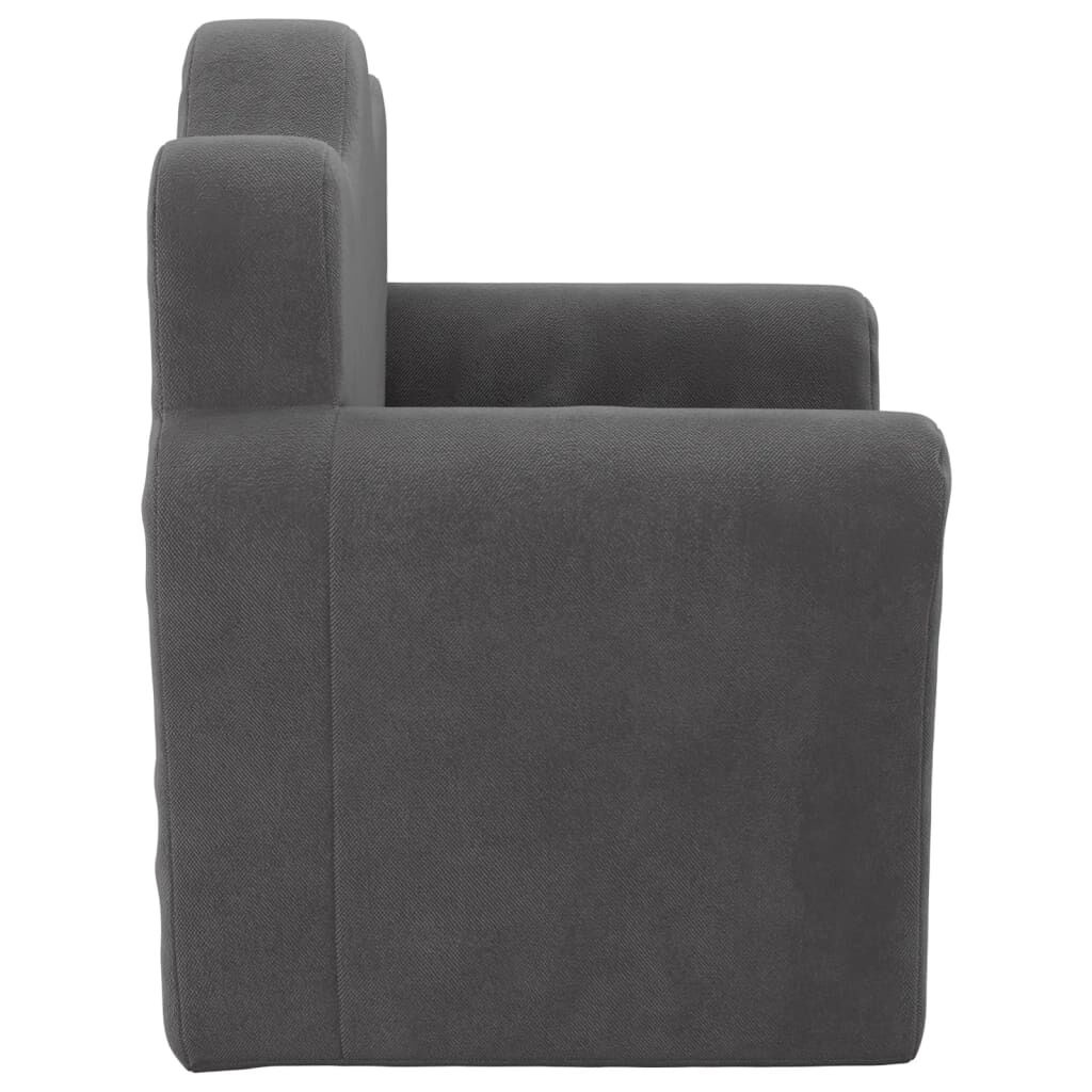 vidaXL Kinderslaapbank Pluche Antraciet -40% Korting!