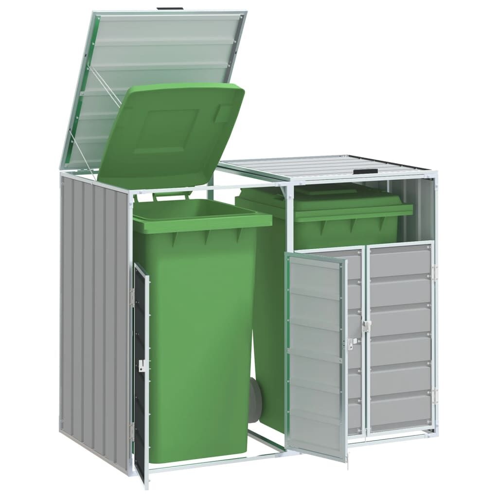 vidaXL Containerberging Grijs - 40% Korting!