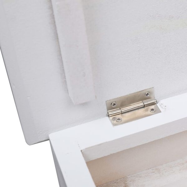 Schoenenkast Paulowniahout Wit 50x28x98cm - 35% Korting!