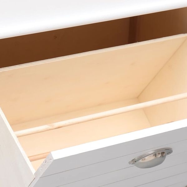 Schoenenkast Paulowniahout Wit 50x28x98cm - 35% Korting!