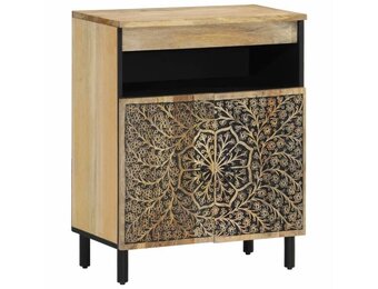 vidaXL Bijzetkast Massief Mangohout 60x33x75cm - 40% Korting!