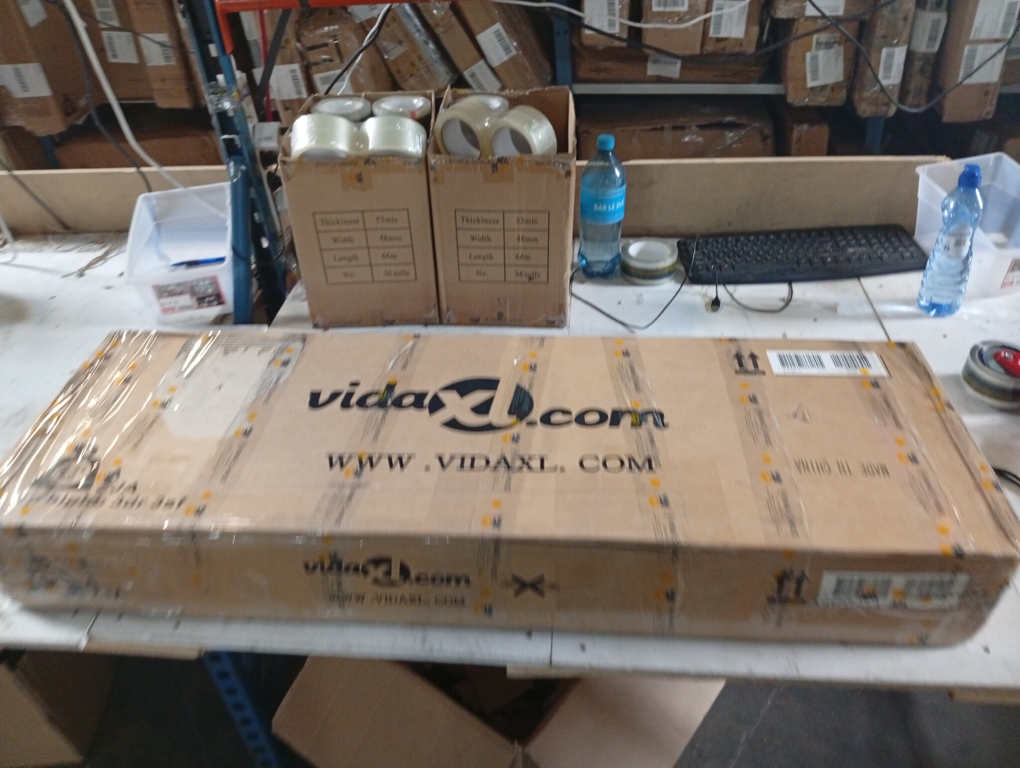 vidaXL Hoge Kast Honingbruin - 74x35x117cm - 40% Korting!