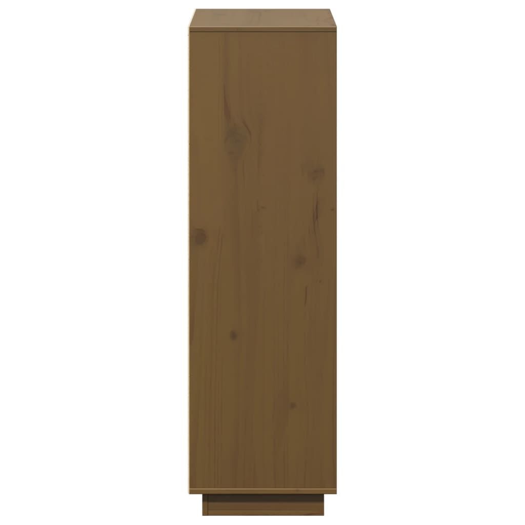 vidaXL Hoge Kast Honingbruin - 74x35x117cm - 40% Korting!