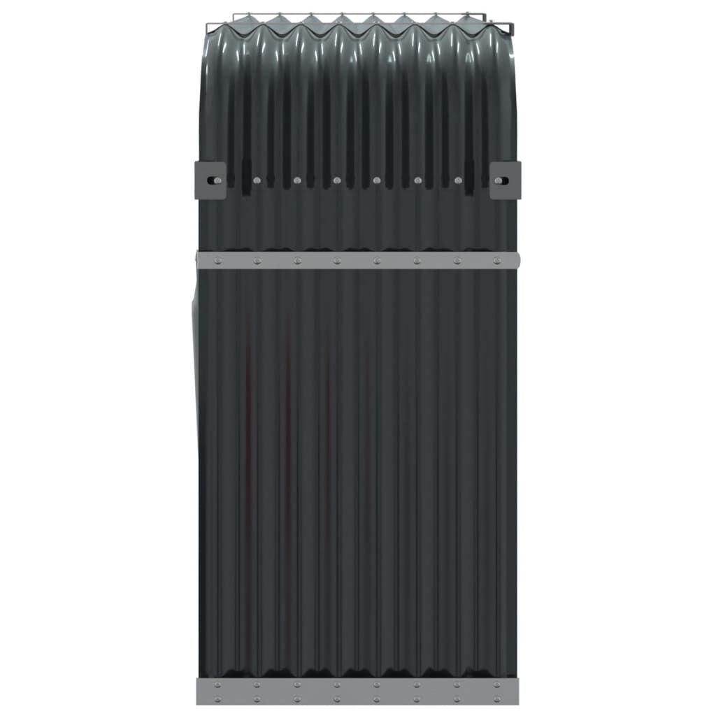 VidaXL Haardhoutopslag Antraciet 120cm - 40% Korting!